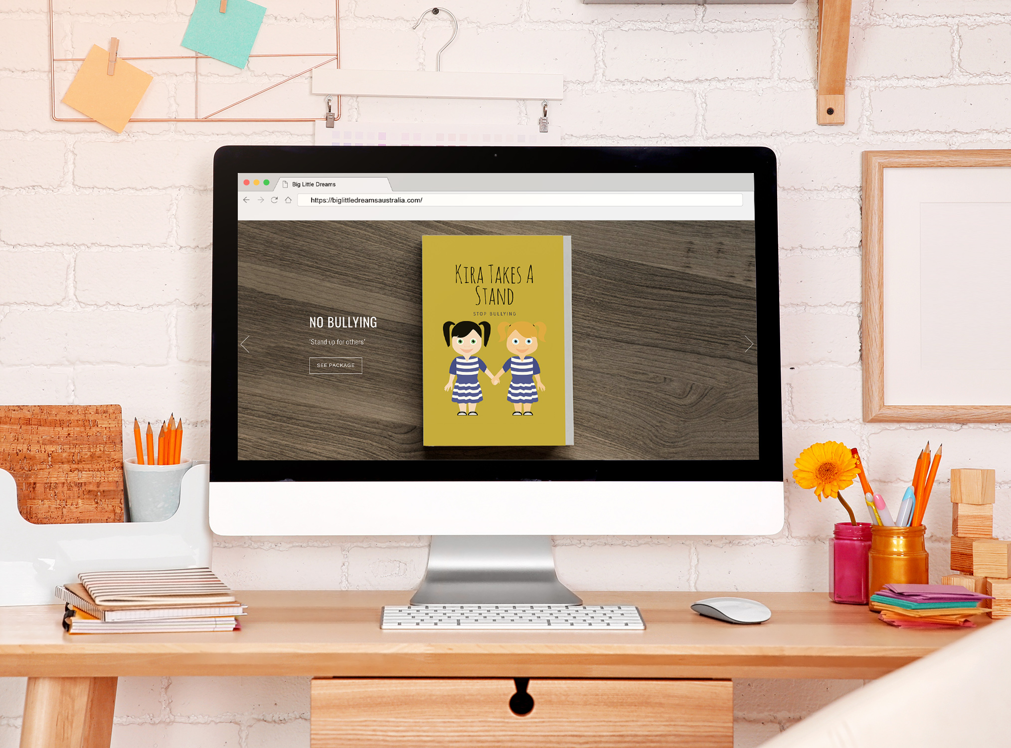 aperçu d'une couverture de livre sur le site web de Big Little Dreams