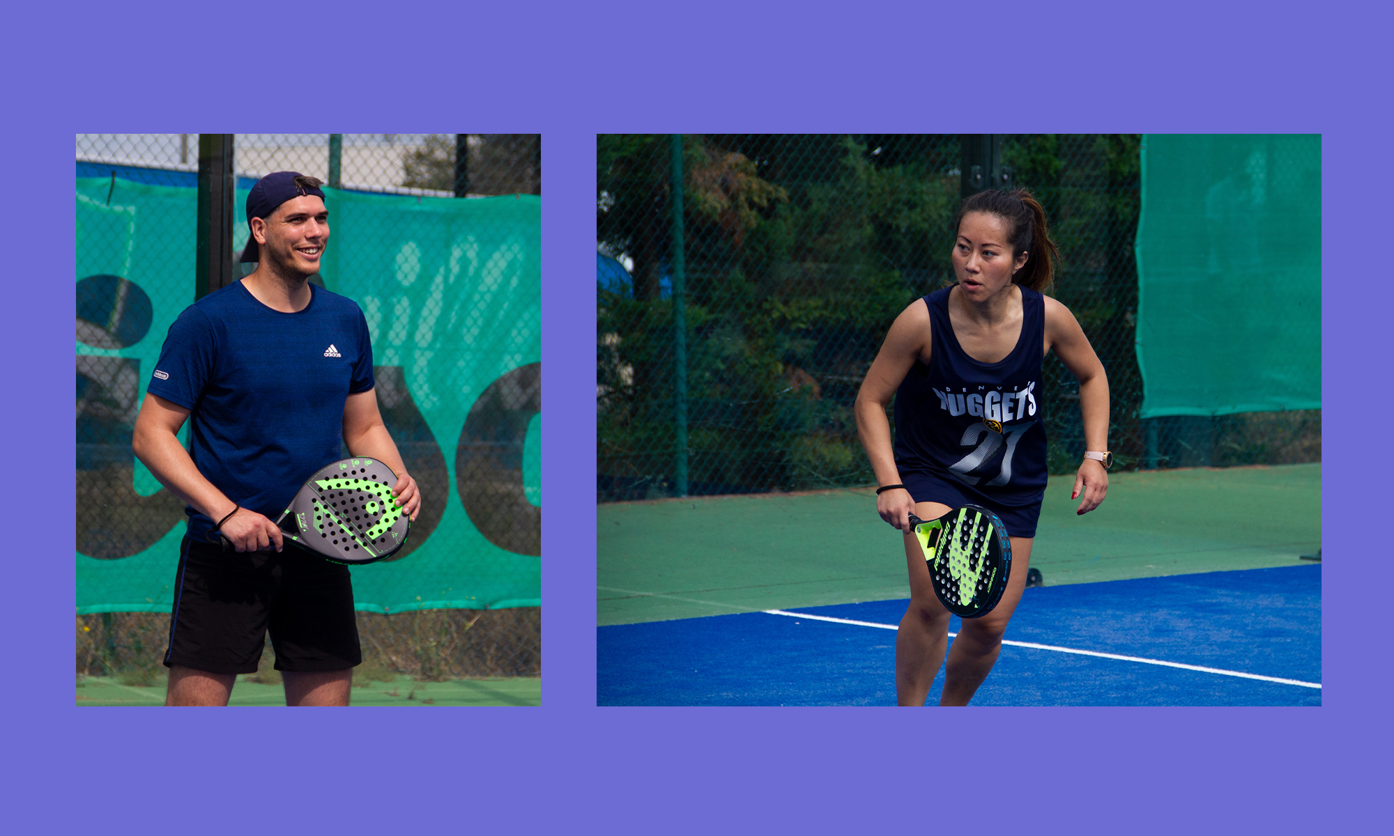 photos des joueurs au padel lors de l'évènement Racketsud